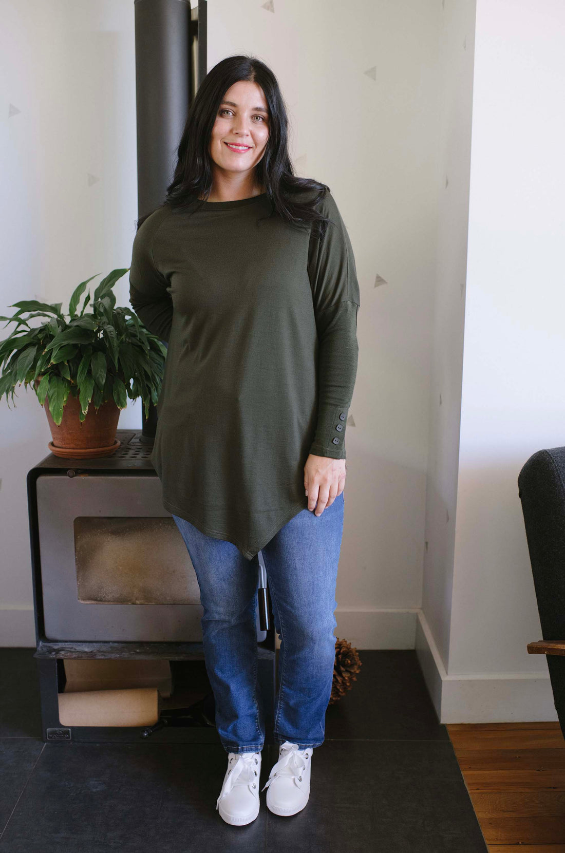 Bettie Monroe Falling Leaves Top