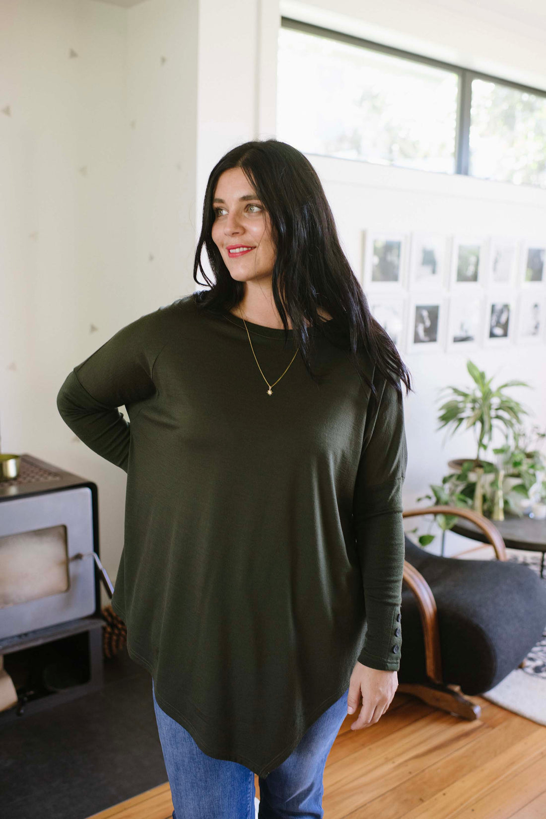 Bettie Monroe Falling Leaves Top