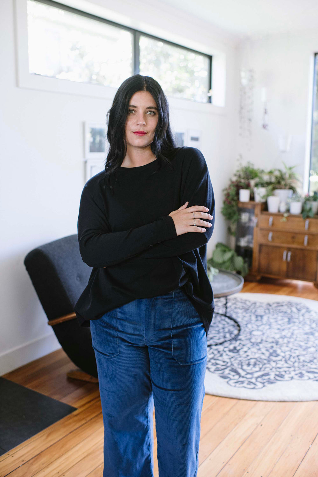 Bettie Monroe Falling Leaves Top