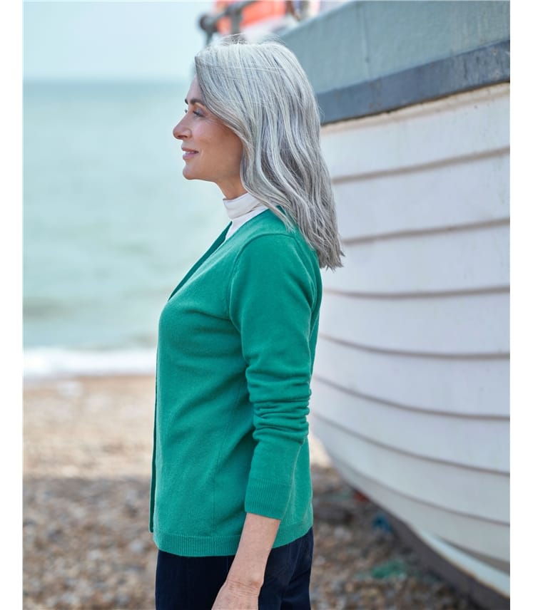 Classic V Neck Cardigan