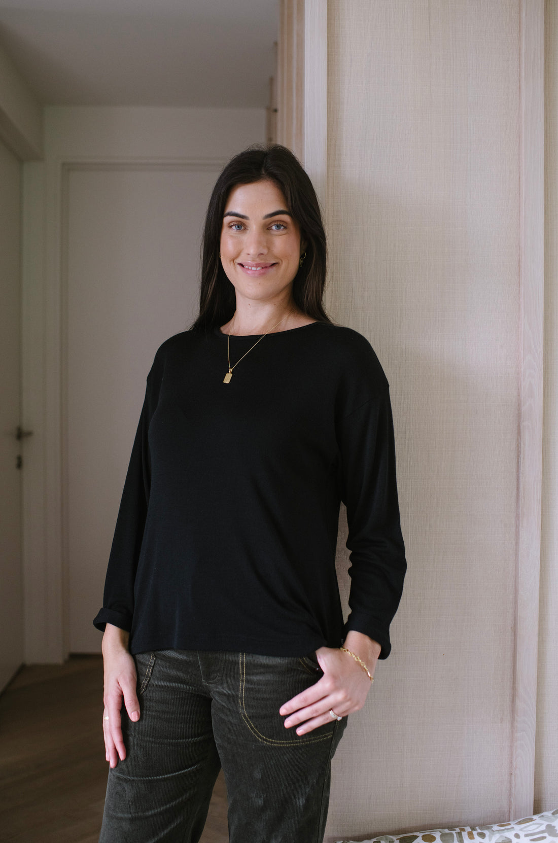 Bay Road Amber Boat Neck