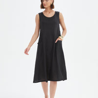 Tirelli Sleeveless Pocket Dress
