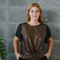 Glam Peachy Tee