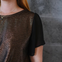 Glam Peachy Tee