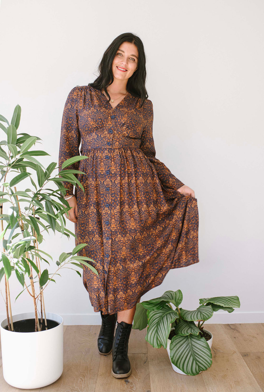 Bettie Monroe Lemon and Honey Dress