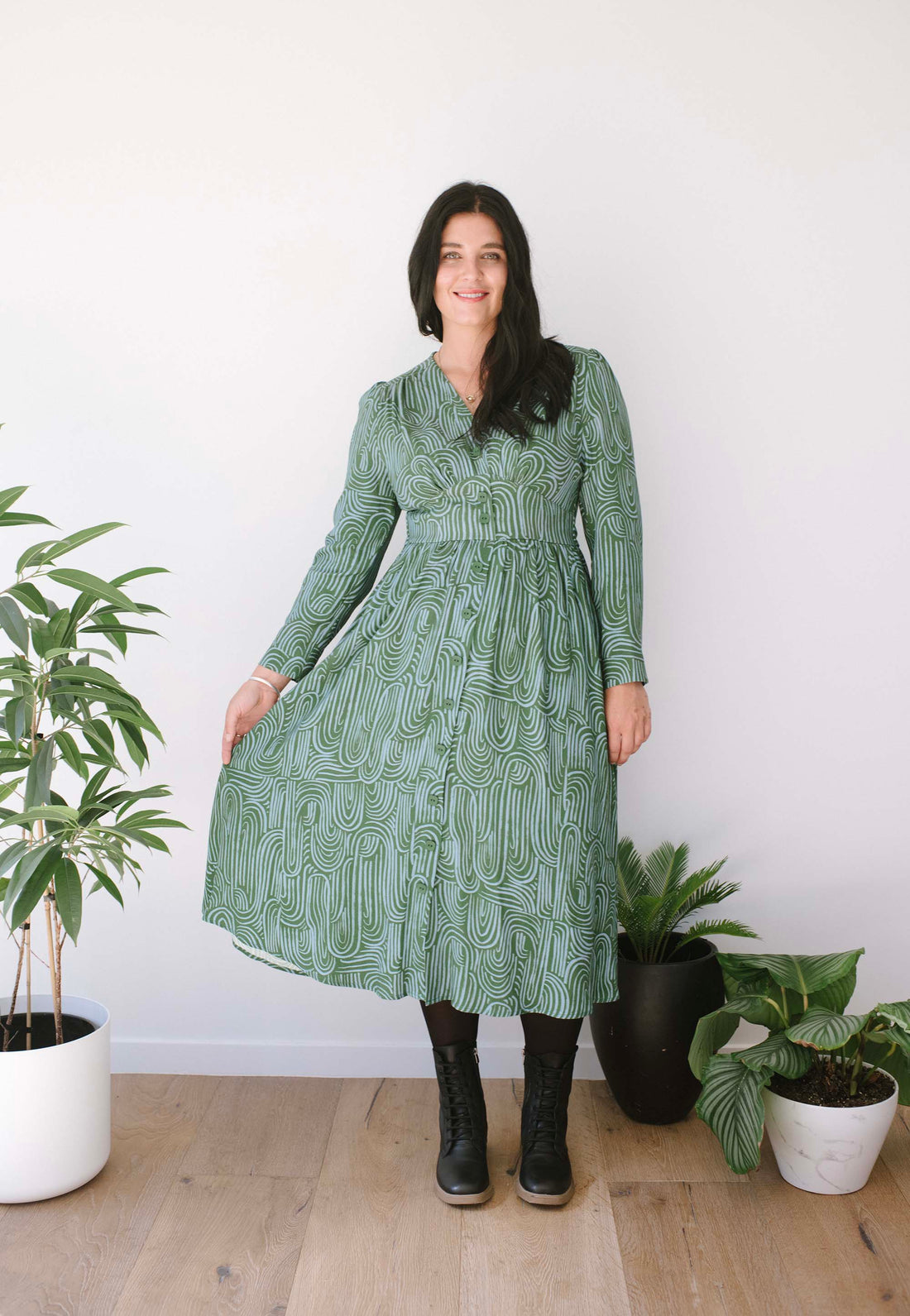 Bettie Monroe Lemon and Honey Dress