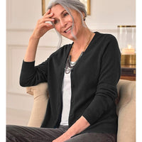 Classic V Neck Cardigan