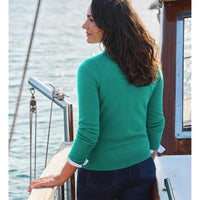 Cashmere Merino Crew Neck Cardigan