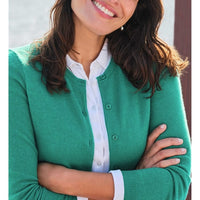 Cashmere Merino Crew Neck Cardigan