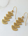 Fan Earrings