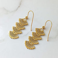 JJB Fan Earrings