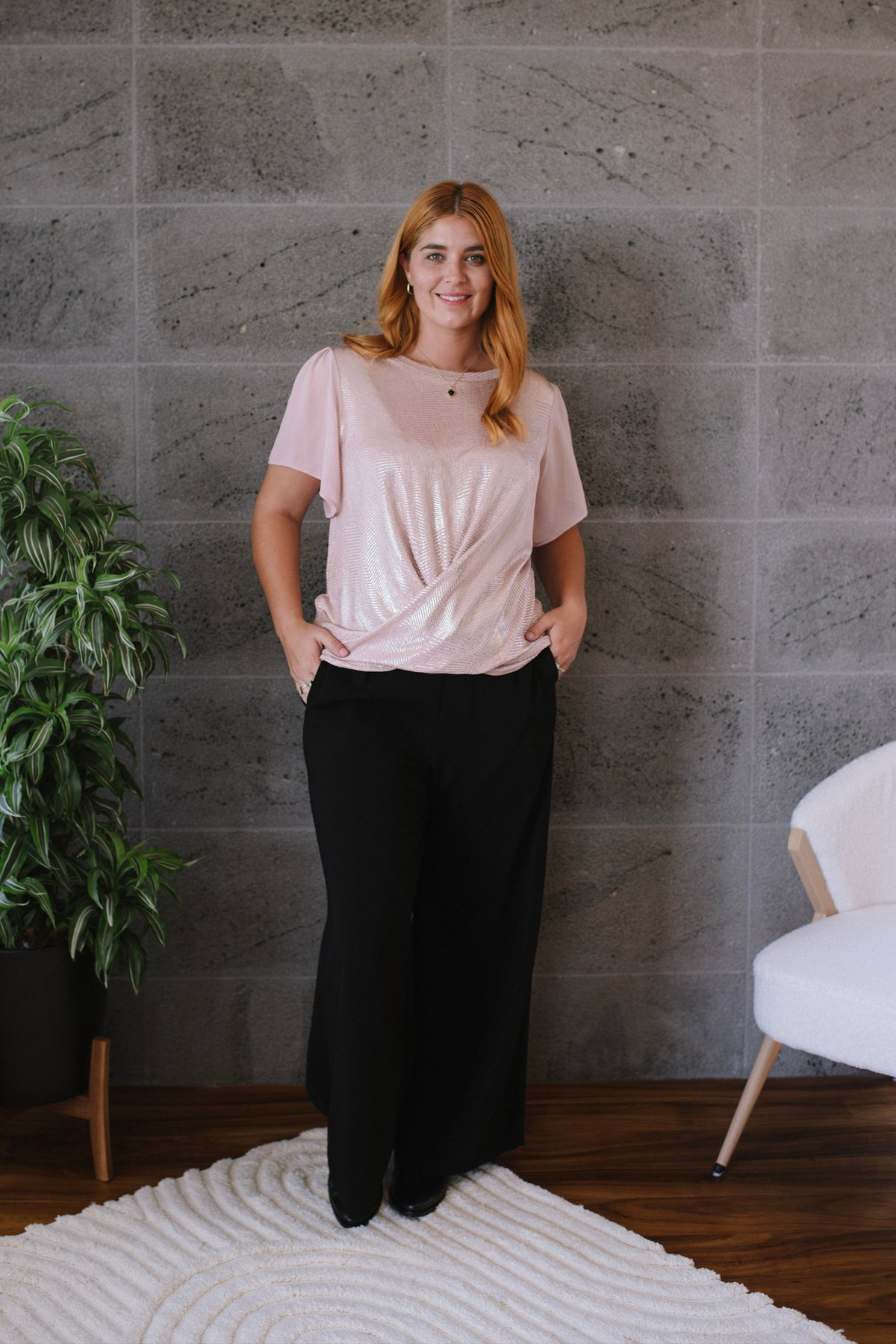 Glam Peachy Tee