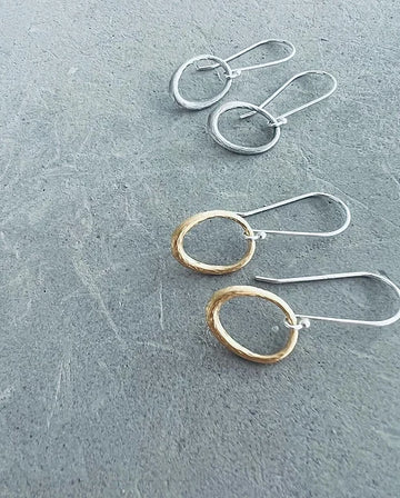 Jada Org Circle Earrings