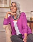 Classic V Neck Cardigan