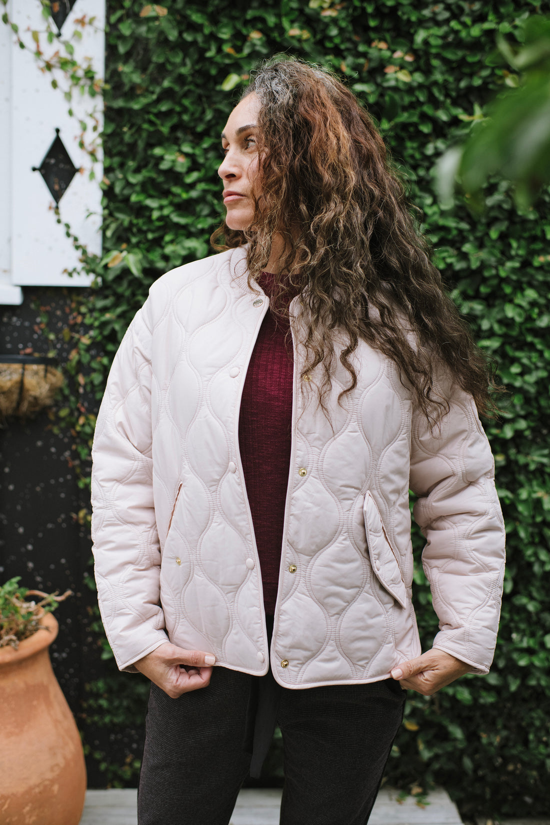 Moke Talei Quilted Bomber