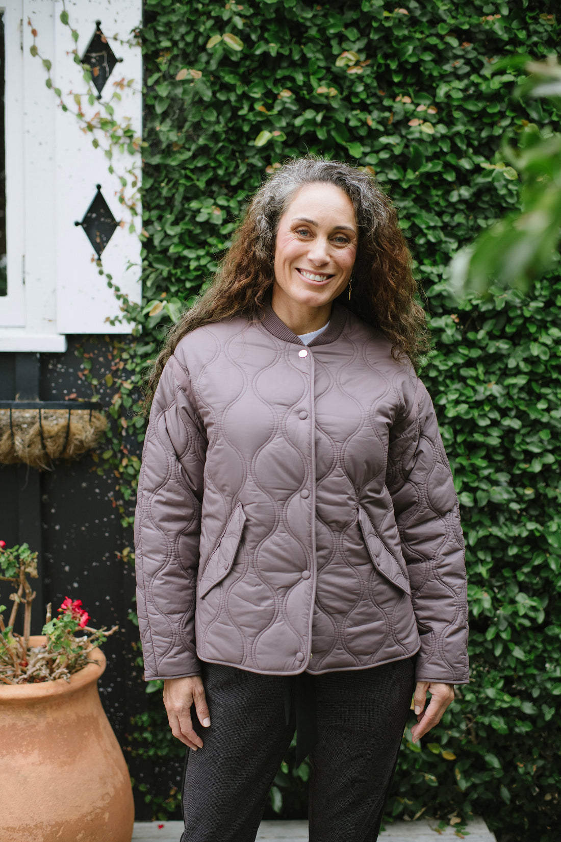 Moke Talei Quilted Bomber