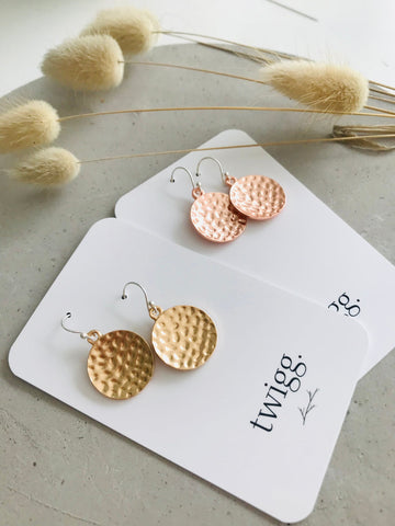 Domed Earrings