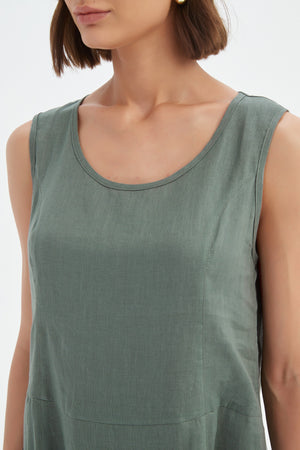 Tirelli Sleeveless Pocket Dress