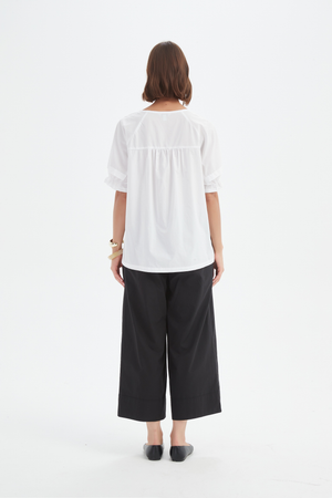 Tirelli Ruffle Sleeve Top