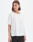 Tirelli Ruffle Sleeve Top