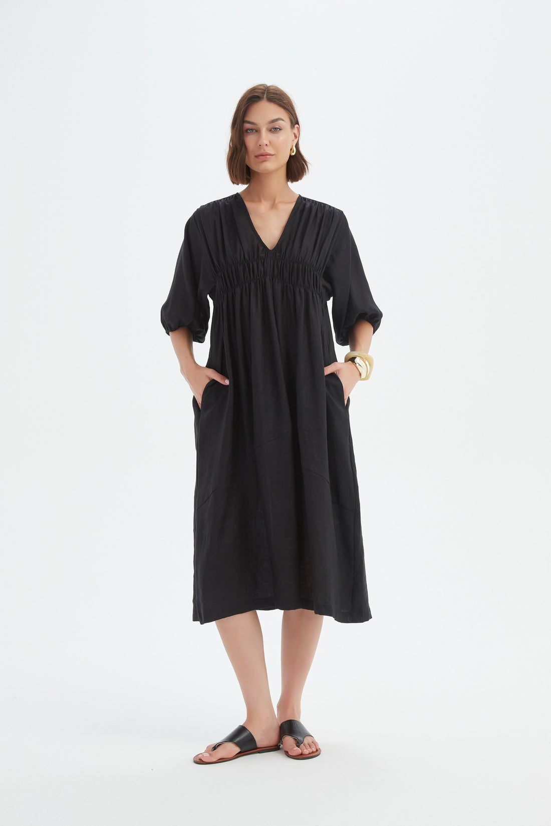 Tirelli Puff Sleeve Dress