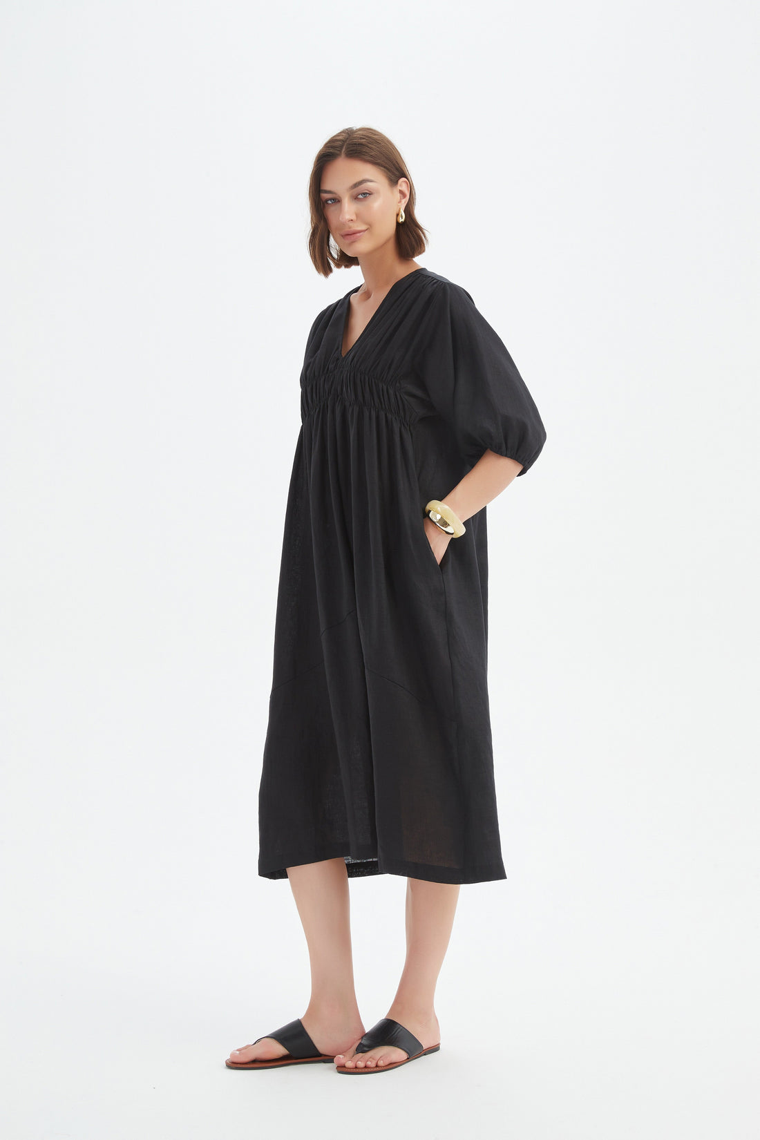 Tirelli Puff Sleeve Dress