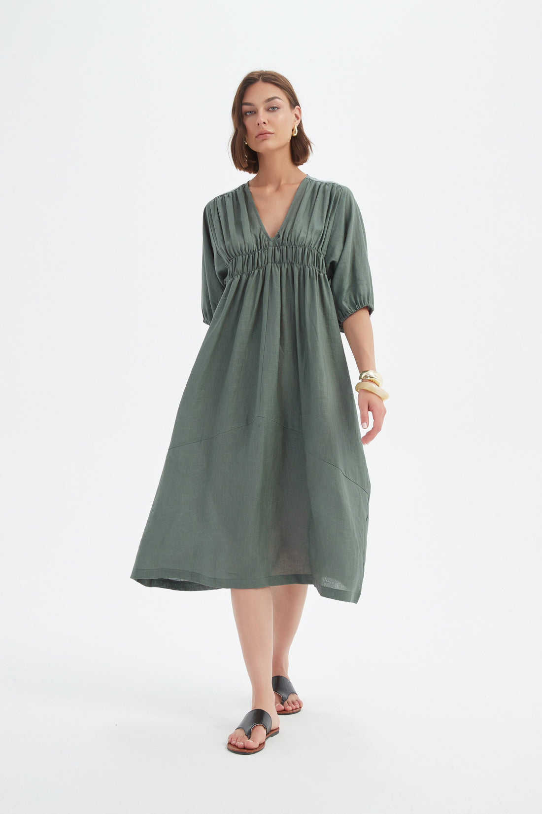 Tirelli Puff Sleeve Dress