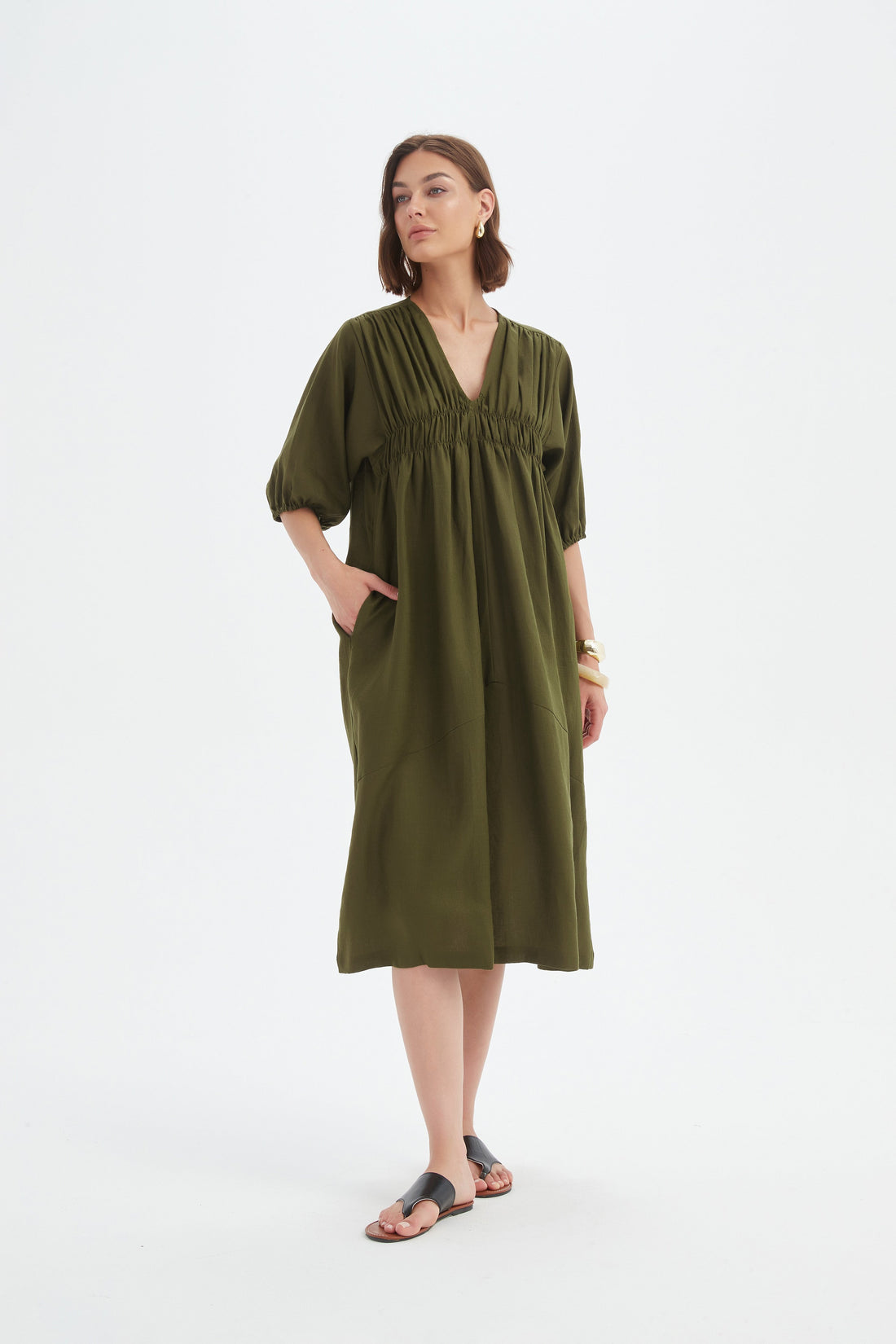 Tirelli Puff Sleeve Dress