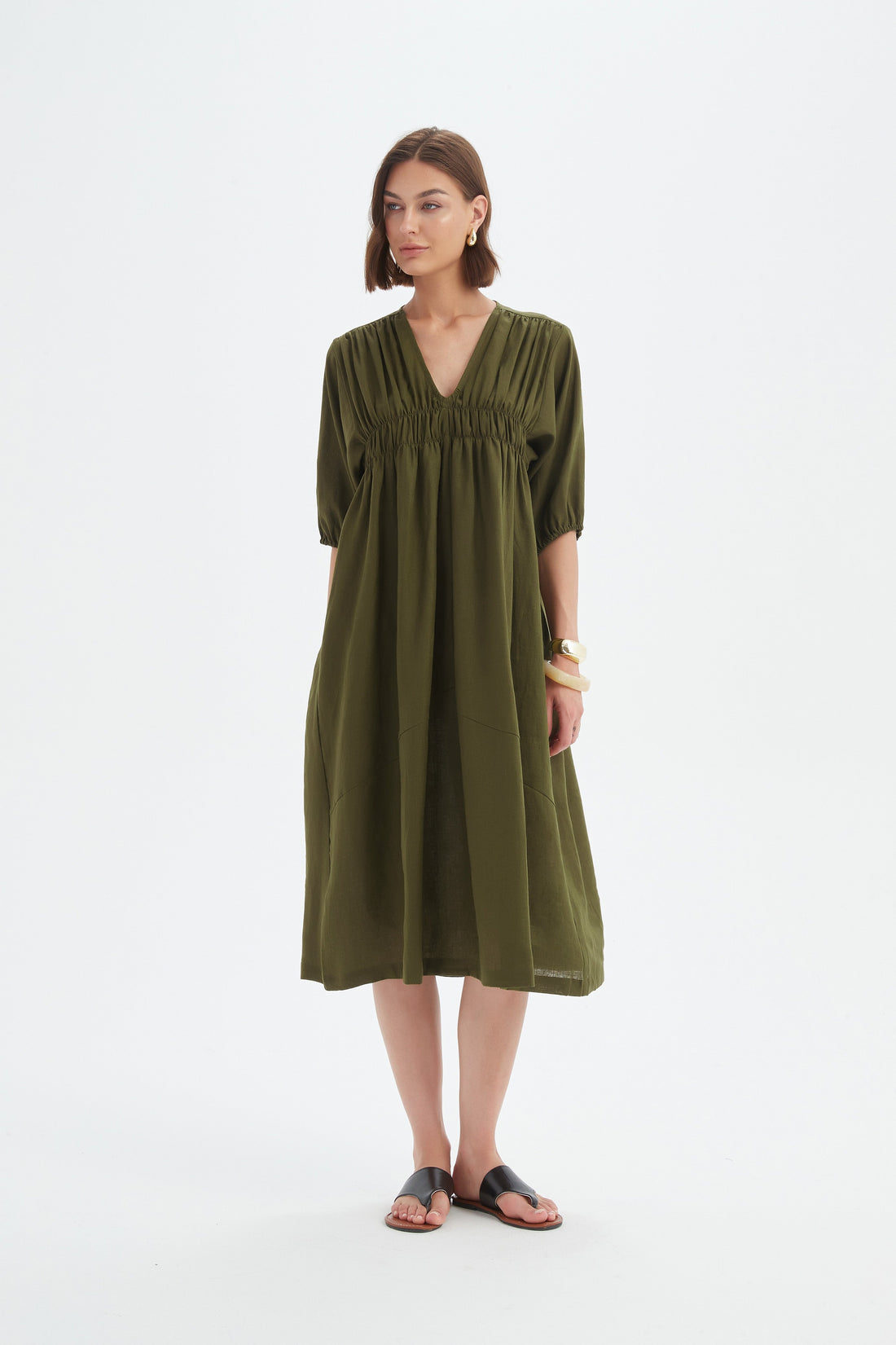 Tirelli Puff Sleeve Dress