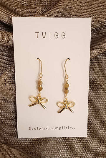 Cardin Tourmaline Bow Droplets