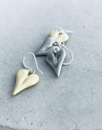 Love Story Heart Earrings