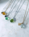Seaglass Ocean Tear Necklace