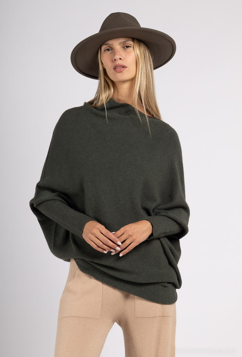Chic Asymmetrical Sweater