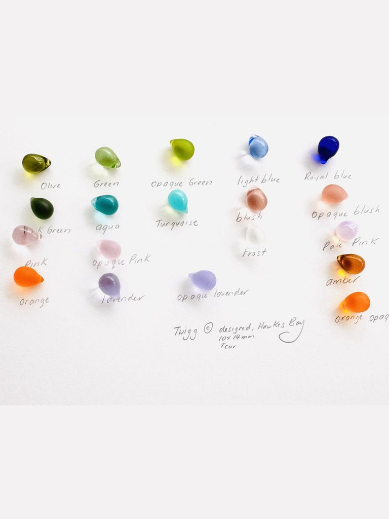 Seaglass Ocean Tear Necklace