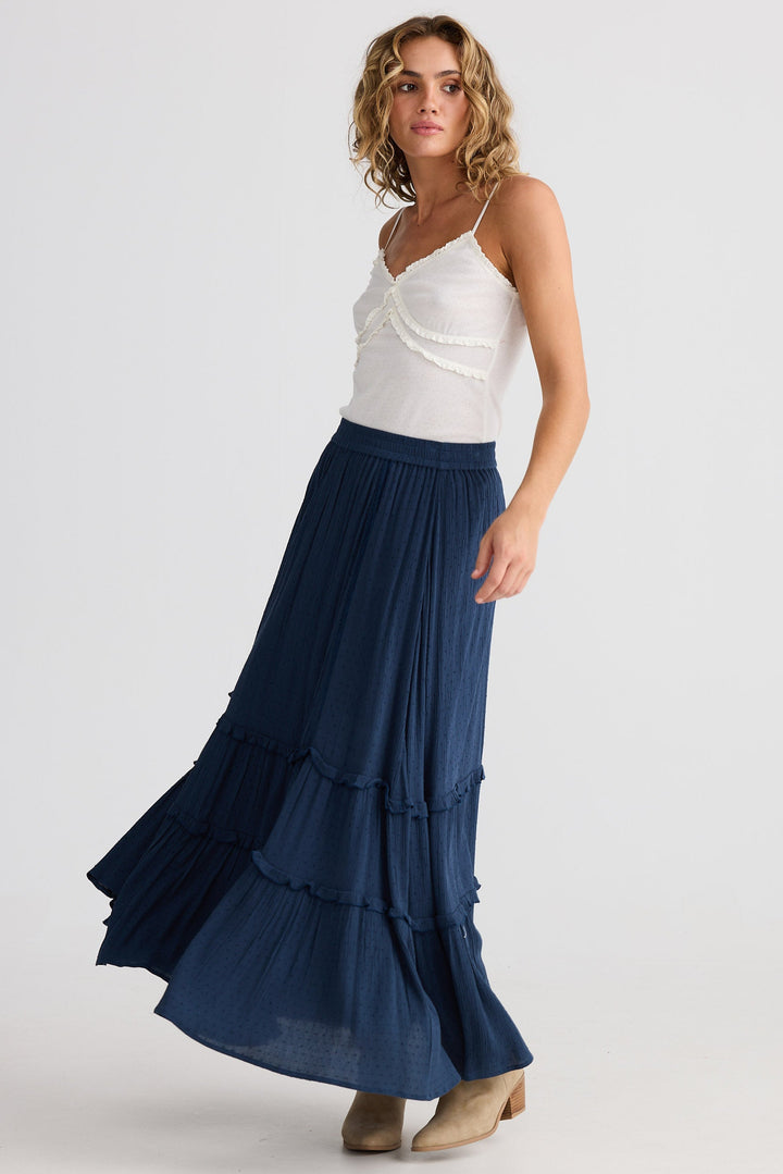 Inhale Maxi Skirt