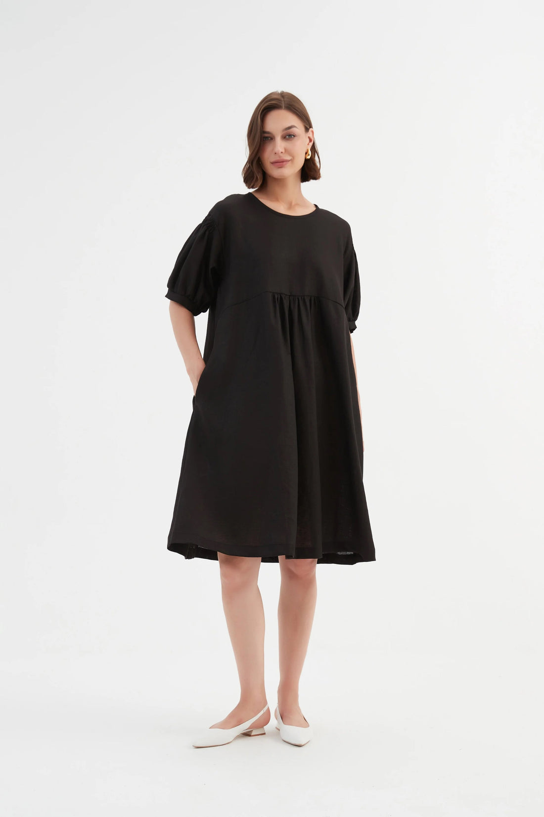 Tirelli Bishop Sleeve Dress