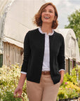 Classic Crew Neck Cardigan