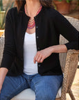 Classic Crew Neck Cardigan