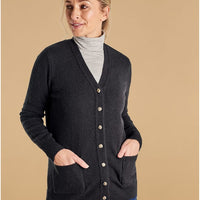 Lambswool V Neck Cardi - Sale - $79