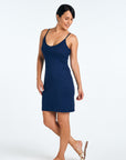 From our Bettie Basics range, this anti-static, reversible slip dress is made from natural fibre and is a must have for everyone's wardrobe. It's the perfect layering garment for all our wraps, ensuring a slimming fit with no clinging.