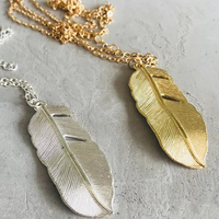 Twigg Casted Feather Pendant